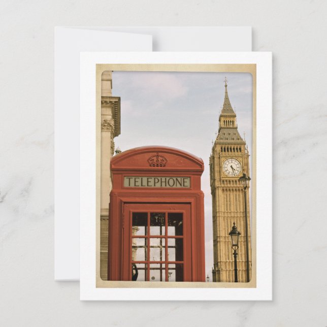 Caja de teléfono y Torre del Big Ben (Anverso)