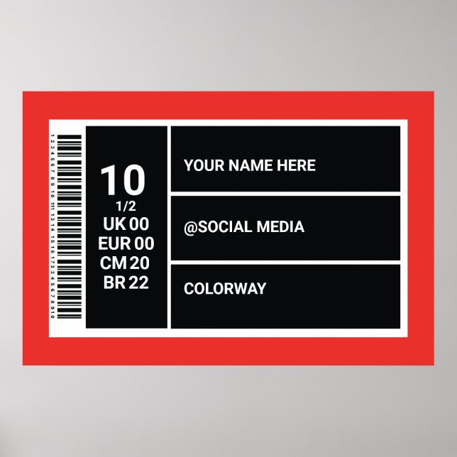 Caja de verano de arte de pulsera roja personaliza (Frente)