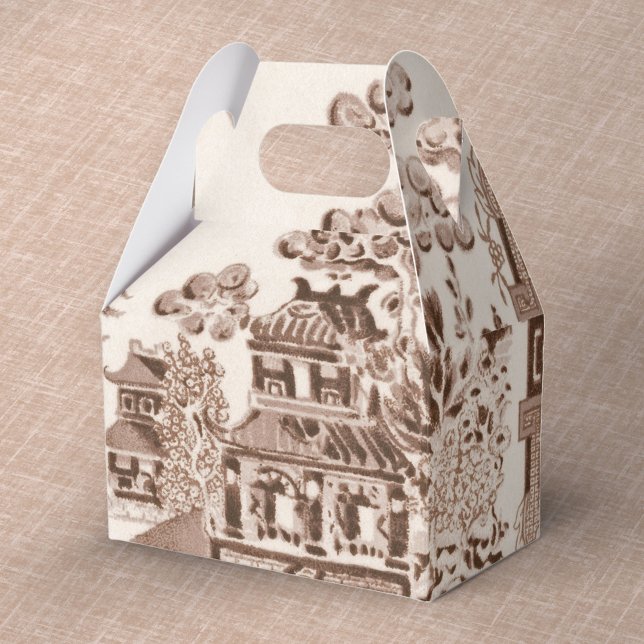 Caja de Vintage Taupe Willow Favor (Subido por el creador)