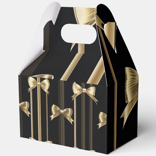 Caja decorativa de elegancia negra (Reverso )