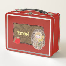 Caja del almuerzo alegre del metal del niño del