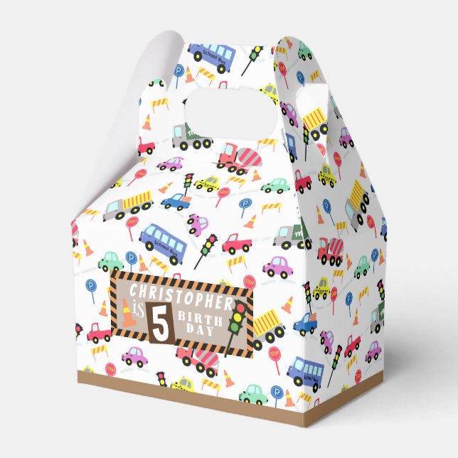 Caja del Favor Blanco del Transporte (Front Side)