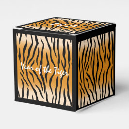 Caja del Favor del Diseño del Tigre