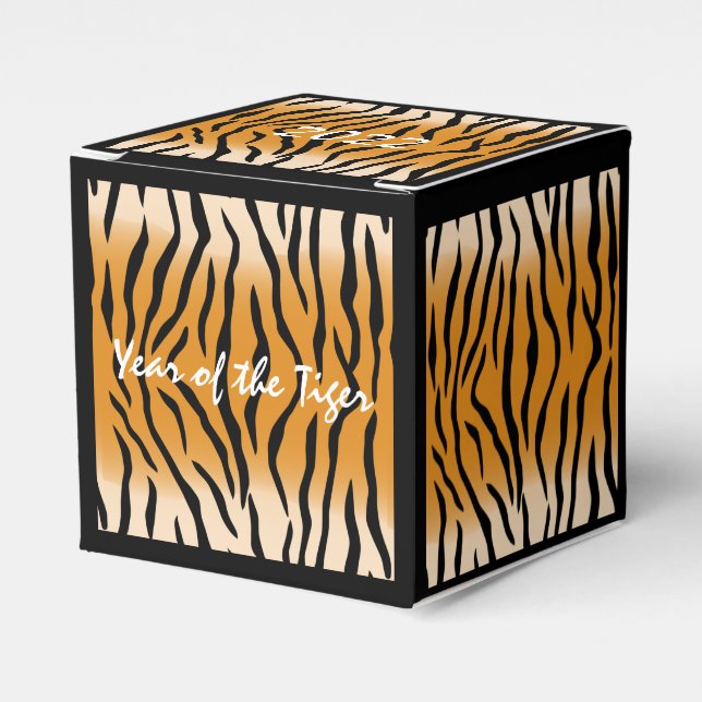 Caja del Favor del Diseño del Tigre (Costado Anverso)