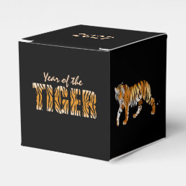 Caja del Favor del Diseño del Tigre