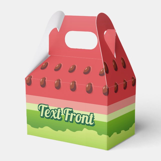 Caja del Favor del Fondo de la sandía (Front Side)