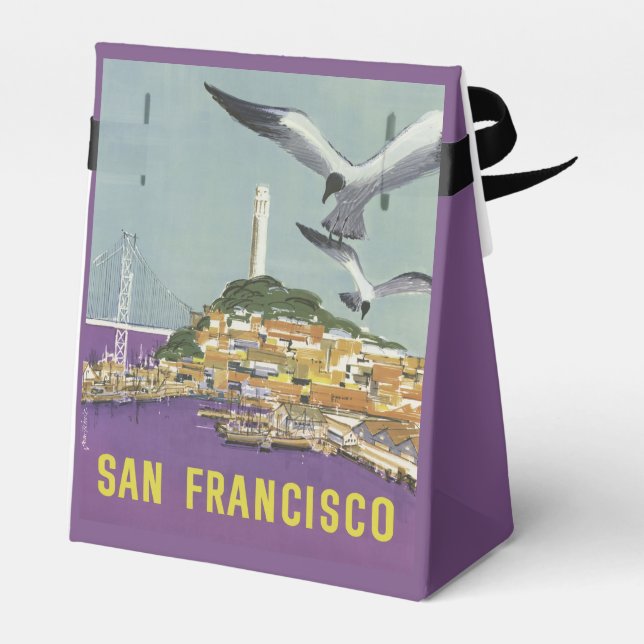Caja del favor Viajes de San Francisco USA (Reverso)