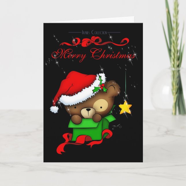 Caja del oso de peluche del navidad (Anverso)