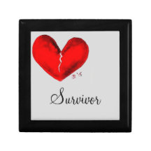 Caja del recuerdo del corazón quebrado