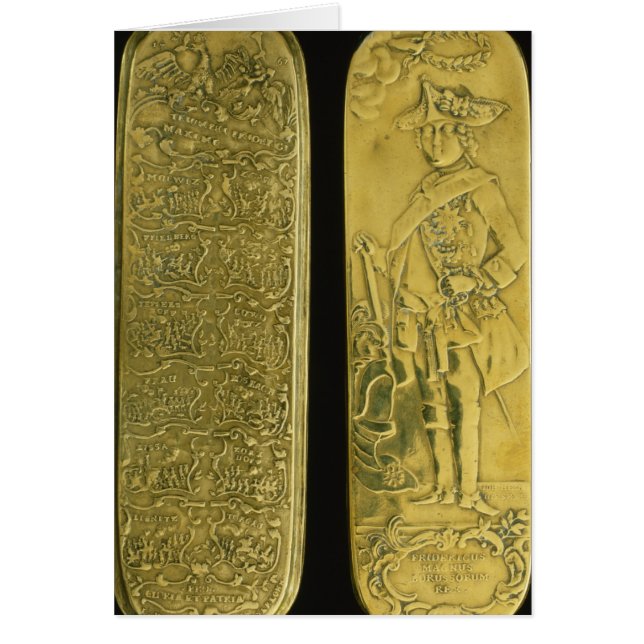 Caja del tabaco depticting Frederick II (Frente)