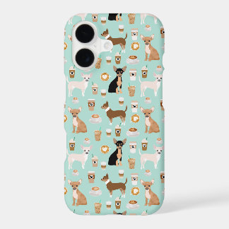Caja del teléfono del café de las chihuahuas