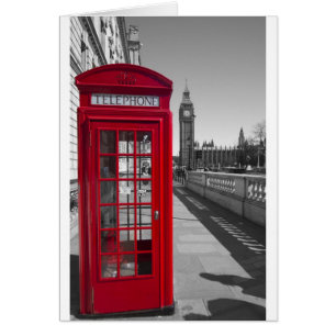 Caja del teléfono rojo Big Ben