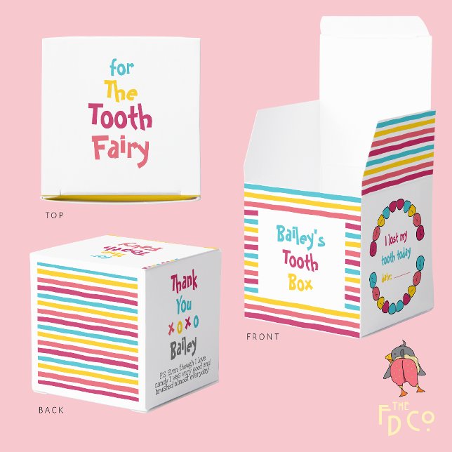 Caja Divertida Cute Colorful Striped Candy Tooth B (Subido por el creador)
