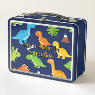 Caja divertida para almuerzo de 2do grado con Dino