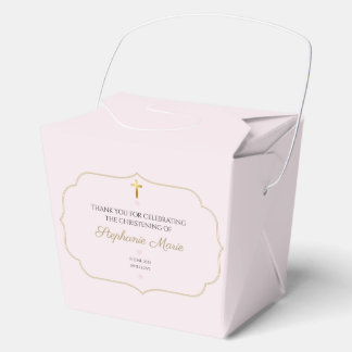 Caja elegante para regalos de bautizo de niña - Ba