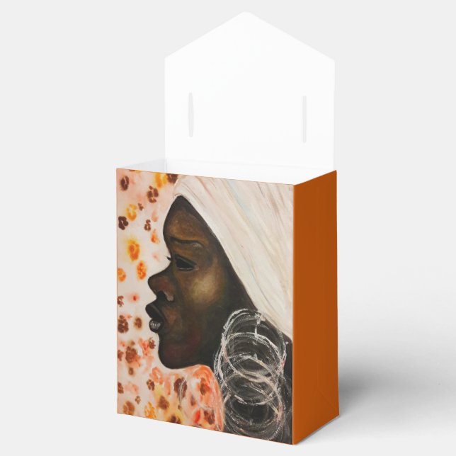 Caja favorita de mujer de belleza africana - Pintu (Abierto)