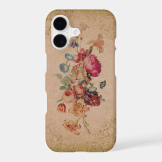 Caja floral subió vintage bonito del teléfono del