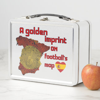 Caja metálica para almuerzo de los campeones del M