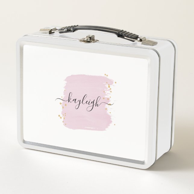 Caja Metalizado con puntos de oro de pincel de Rub (Anverso)