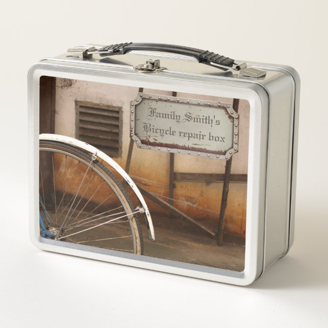 Caja metalizado de almacenamiento de herramientas  (Anverso)