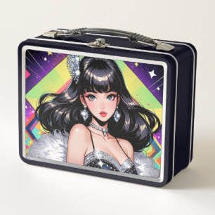 Caja metalizado de Lunchbox/cosméticos