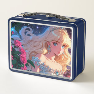 Caja metalizado de Lunchbox/cosméticos