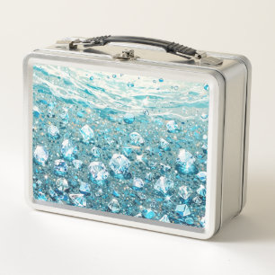 Caja metalizado de Lunchbox/cosméticos