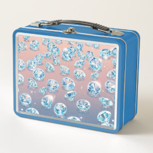 Caja metalizado de Lunchbox/cosméticos