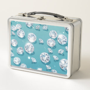 Caja metalizado de Lunchbox/cosméticos
