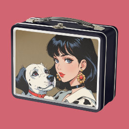 Caja metalizado de Lunchbox/cosméticos