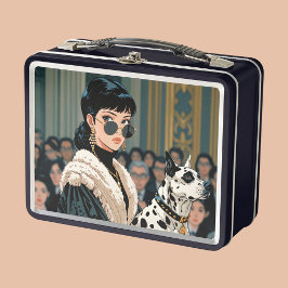 Caja metalizado de Lunchbox/cosméticos