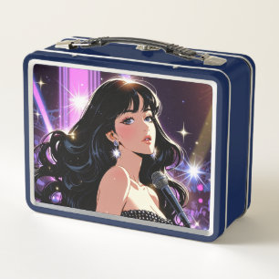 Caja metalizado de Lunchbox/cosméticos