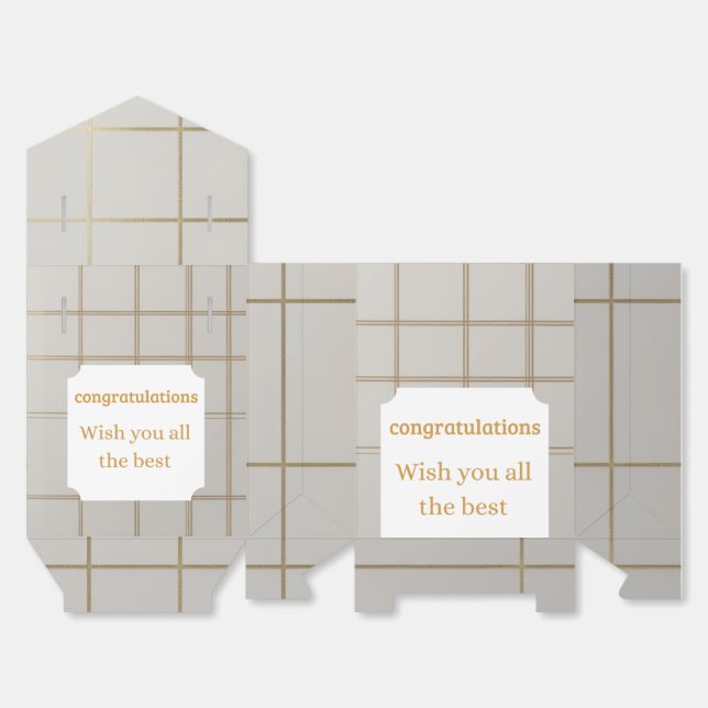 caja obsequio regalo (Desplegado)