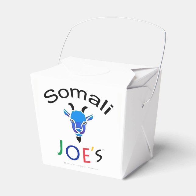 Caja oficial de Joe Billy Blue Goat Take-Out Box (Front Side)