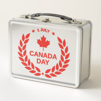 Caja para almuerzo Corona del Día de Canadá