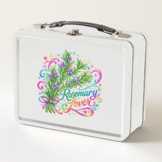 Caja para almuerzo de amante de romero