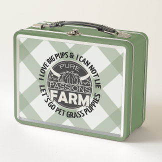 Caja para almuerzo de cachorros de césped Green Le