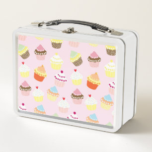 Caja Para Almuerzo De Fiesta De Cupcakes