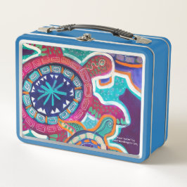Caja para almuerzo de metal de tortuga Maorí