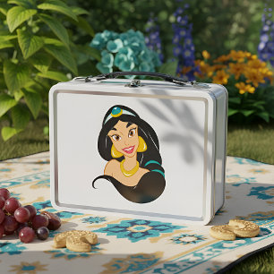 Caja para almuerzo de metal Jazmín