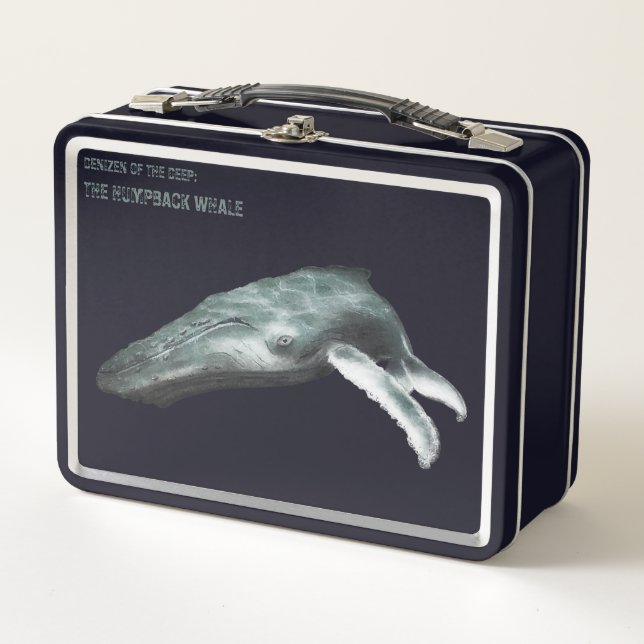 Caja para almuerzo Ocean Explorer – La ballena jor (Anverso)