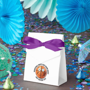 Caja Para Regalos 10 x Personalizado Baloncesto BLUE EYES Happy Face