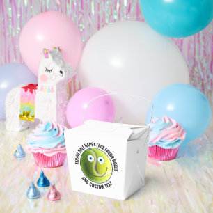 Caja Para Regalos 10 x Personalizado Fiesta de tenis AZUL OJOS Feliz