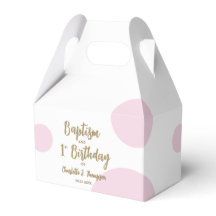 1.ᵉʳ bautismo de cumpleaños fiesta bebé rosada