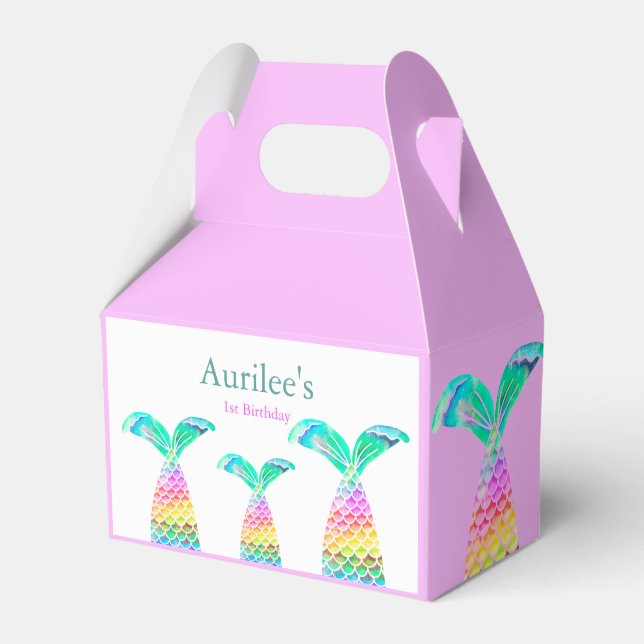 Caja Para Regalos 1.ᵉʳ Favor Box (Front Side)
