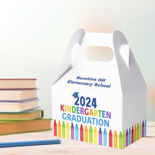 Caja Para Regalos 2024 Fiesta de la Escuela de Personalizado de Grad