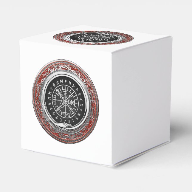 Caja Para Regalos [210] Vegvisir - Viking Silver Magic Runic Compass (Reverso Costado)