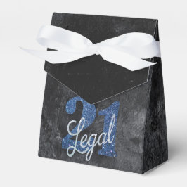 Caja Para Regalos 21 y legal | Purpurina de la Moda de cumpleaños 21
