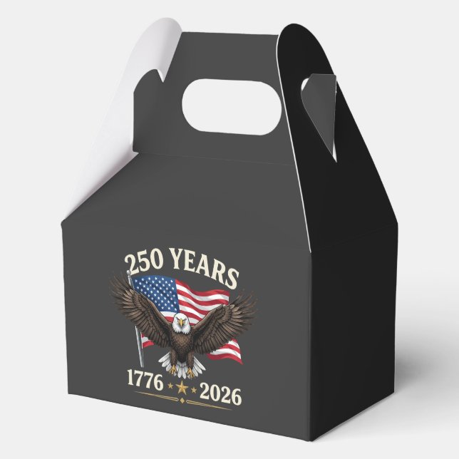 Caja Para Regalos 250 Aniversario EE. UU. (Anverso)