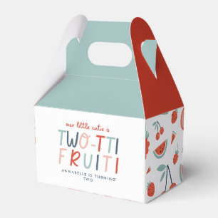 Caja Para Regalos 2.ª fruta de cumpleaños verano rojo fiesta de lo